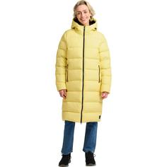 Rückansicht von Jack Wolfskin FROZEN PALACE COAT W Daunenmantel Damen lemon ice