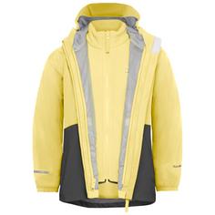 Jack Wolfskin ICELAND 3IN1 JACKET K Doppeljacke Kinder lemon ice