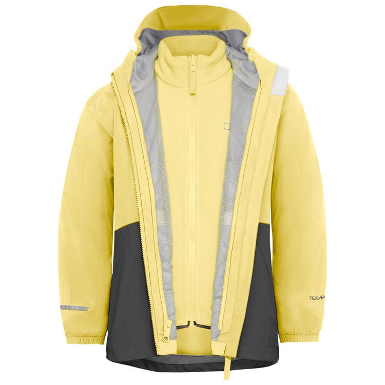 Jack Wolfskin Jack Wolfskin ICELAND 3IN1 JACKET K Doppeljacke Kinder - lemon ice - 0 | SportScheck