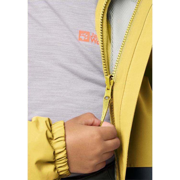 Jack Wolfskin Jack Wolfskin ICELAND 3IN1 JACKET K Doppeljacke Kinder - lemon ice - 0 | SportScheck