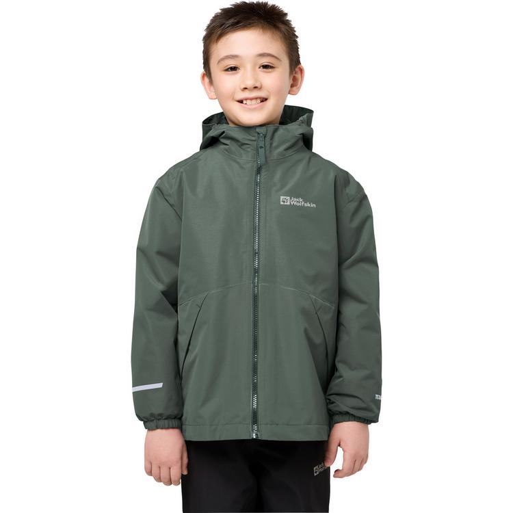 Jack Wolfskin Jack Wolfskin ICELAND 3IN1 JACKET K Doppeljacke Kinder - Slate green / slate green - 1 | SportScheck