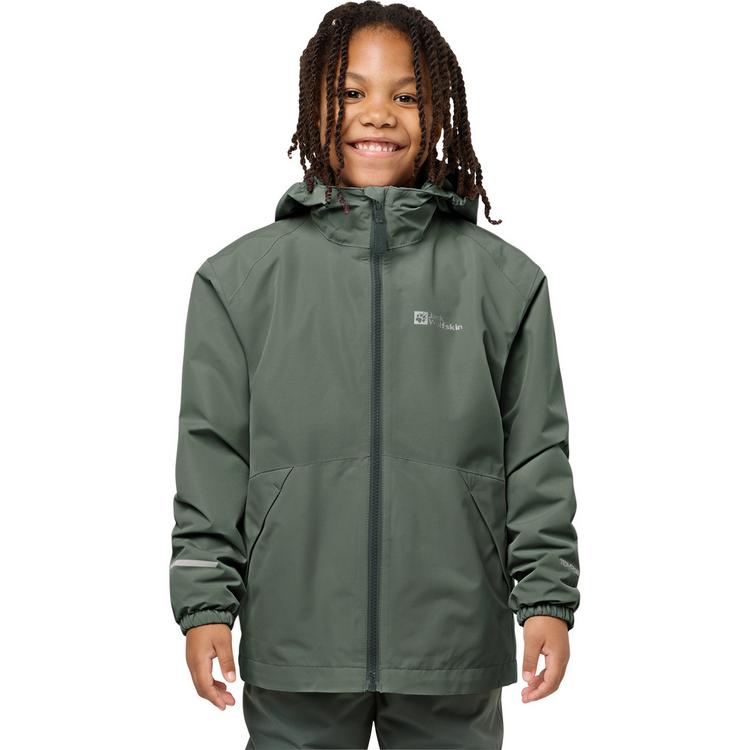 Jack Wolfskin Jack Wolfskin ICELAND 3IN1 JACKET K Doppeljacke Kinder - Slate green / slate green - 3 | SportScheck