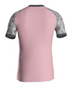 Rückansicht von JAKO Iconic KA Trikot Fußballtrikot rosagrau
