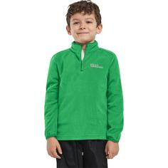 Rückansicht von Jack Wolfskin TAUNUS HALFZIP K Fleecepullover Kinder mystic green