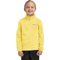 Rückansicht von Jack Wolfskin TAUNUS HALFZIP K Fleecepullover Kinder lemon ice