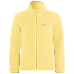 Jack Wolfskin TAUNUS JACKET K Fleecejacke Kinder lemon ice