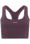 2XU Robbed Longline Low Impact Bra BH Damen - port-hyper violet
