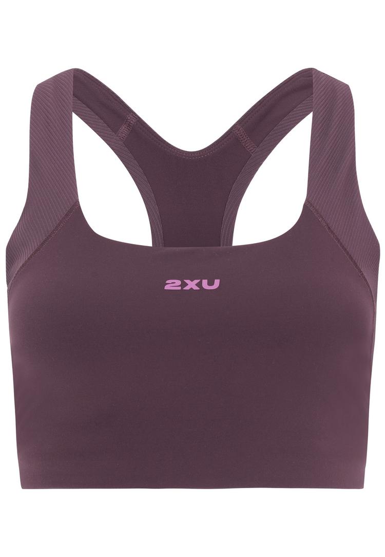 2XU 2XU Robbed Longline Low Impact Bra BH Damen - port-hyper violet - 0 | SportScheck