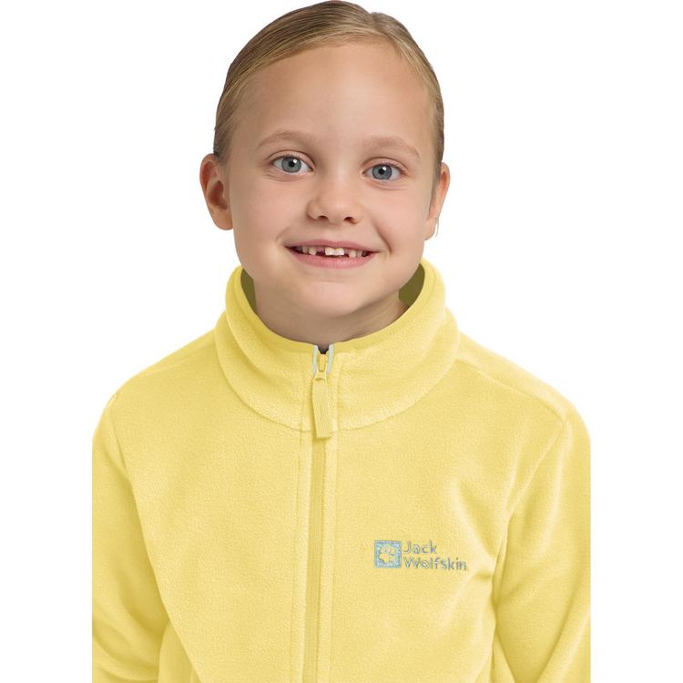 Jack Wolfskin Jack Wolfskin TAUNUS JACKET K Fleecejacke Kinder - lemon ice - 0 | SportScheck