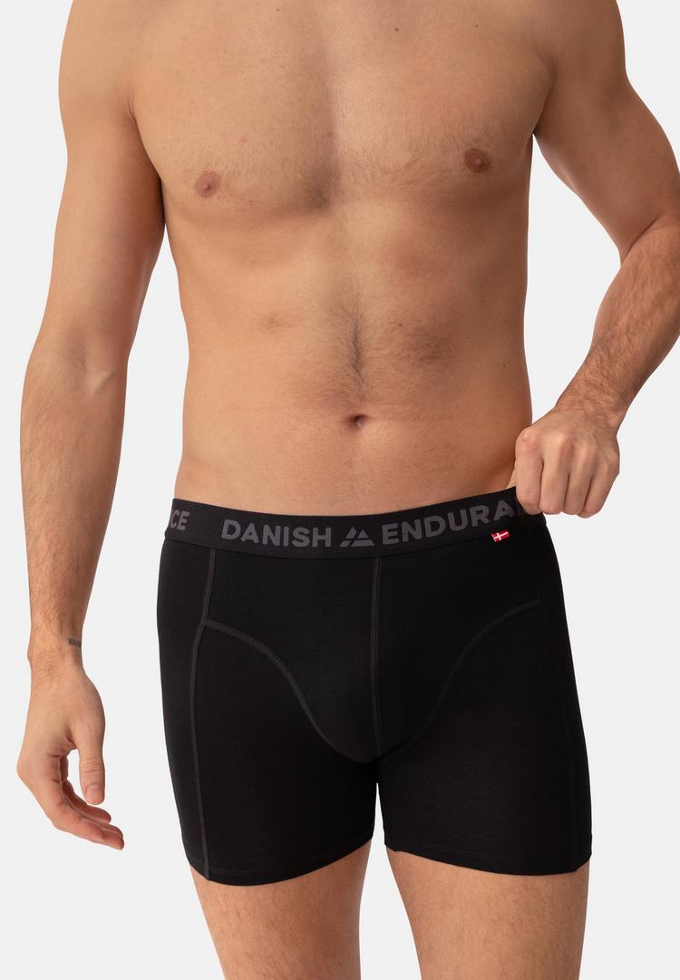 DANISH ENDURANCE DANISH ENDURANCE Merino Trunks Unterhose Herren - Black/Grey - 2 | SportScheck