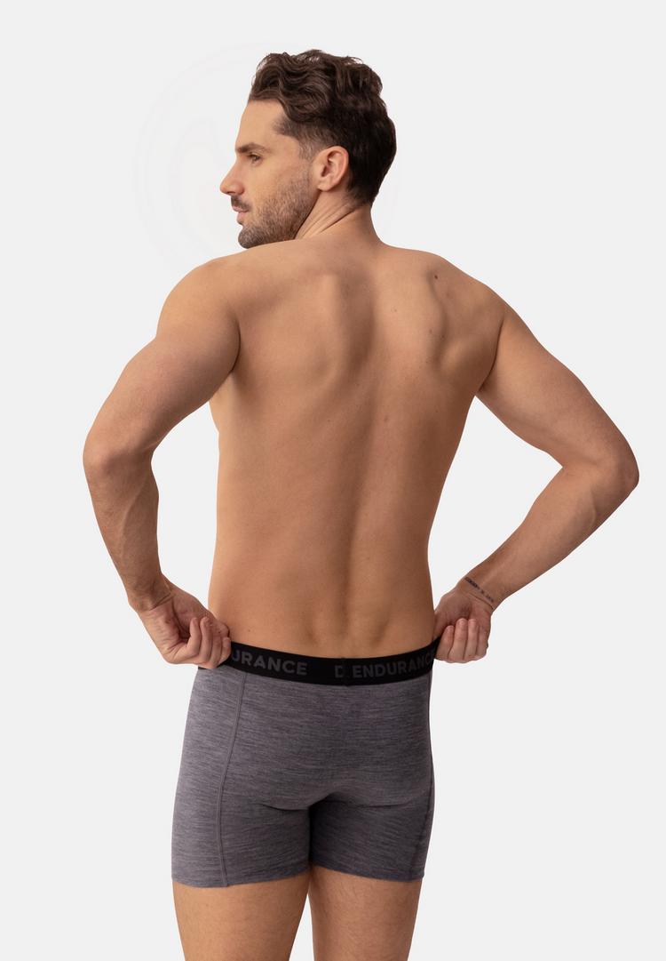 DANISH ENDURANCE DANISH ENDURANCE Merino Trunks Unterhose Herren - grey - 1 | SportScheck