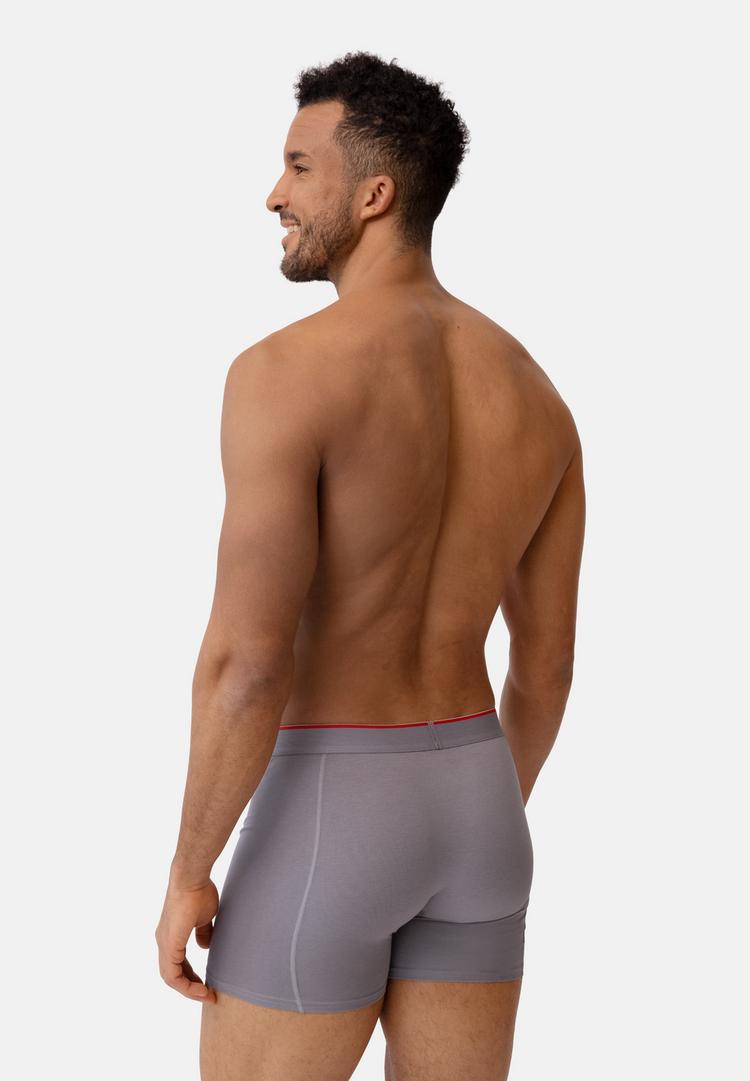 DANISH ENDURANCE DANISH ENDURANCE Bamboo Trunks with fly Unterhose Herren - black_red_grey_white - 1 | SportScheck