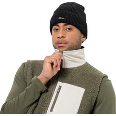 Rückansicht von Jack Wolfskin PERGAMON BEANIE Stirnband black