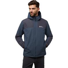 Rückansicht von Jack Wolfskin JASPER INS JKT M Funktionsjacke Herren midnight sky