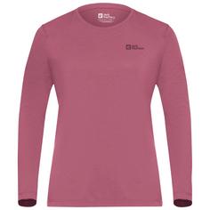 Jack Wolfskin VONNAN LS T W Funktionsshirt Damen raisin