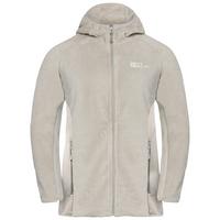 Jack Wolfskin ROTWAND HOODED FZ W Fleecejacke Damen - pale sand