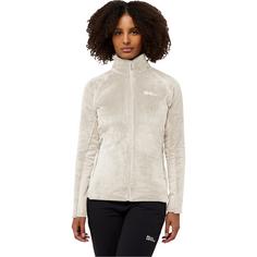 Rückansicht von Jack Wolfskin ROTWAND FZ W Fleecejacke Damen pale sand