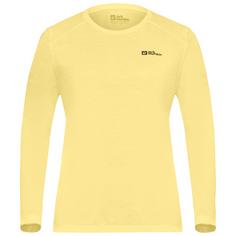 Jack Wolfskin VONNAN LS T W Funktionsshirt Damen lemon ice