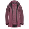 Jack Wolfskin HUNBERG 3IN1 JKT W Doppeljacke Damen - raisin