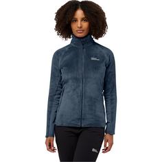 Rückansicht von Jack Wolfskin ROTWAND FZ W Fleecejacke Damen midnight sky