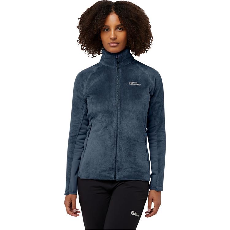 Jack Wolfskin Jack Wolfskin ROTWAND FZ W Fleecejacke Damen - midnight sky - 0 | SportScheck