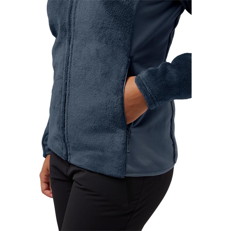 Jack Wolfskin Jack Wolfskin ROTWAND FZ W Fleecejacke Damen - midnight sky - 2 | SportScheck