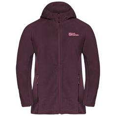 Jack Wolfskin ROTWAND HOODED FZ W Fleecejacke Damen amaranth