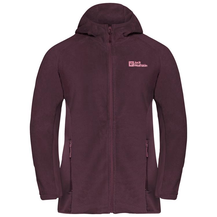 Jack Wolfskin Jack Wolfskin ROTWAND HOODED FZ W Fleecejacke Damen - amaranth - 0 | SportScheck