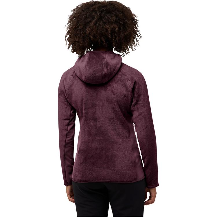 Jack Wolfskin Jack Wolfskin ROTWAND HOODED FZ W Fleecejacke Damen - amaranth - 1 | SportScheck