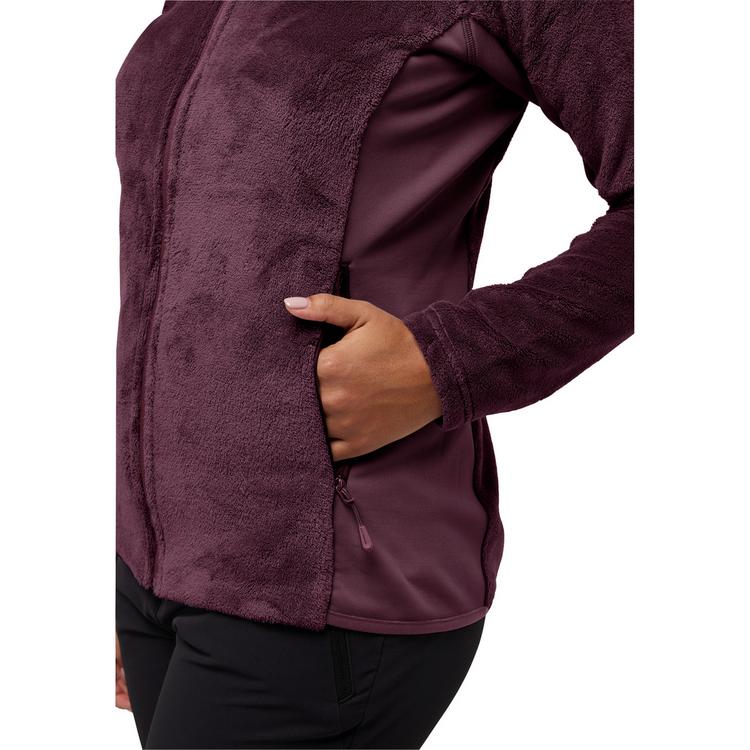 Jack Wolfskin Jack Wolfskin ROTWAND HOODED FZ W Fleecejacke Damen - amaranth - 1 | SportScheck