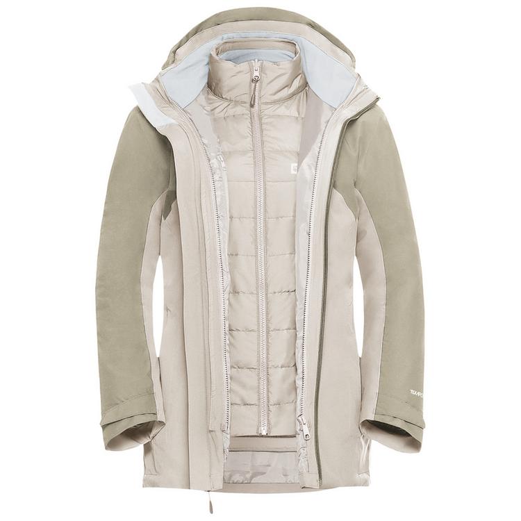 Jack Wolfskin Jack Wolfskin HUNBERG 3IN1 JKT W Doppeljacke Damen - pale sand - 0 | SportScheck