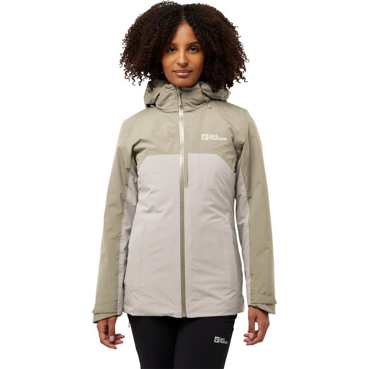 Jack Wolfskin Jack Wolfskin HUNBERG 3IN1 JKT W Doppeljacke Damen - pale sand - 2 | SportScheck