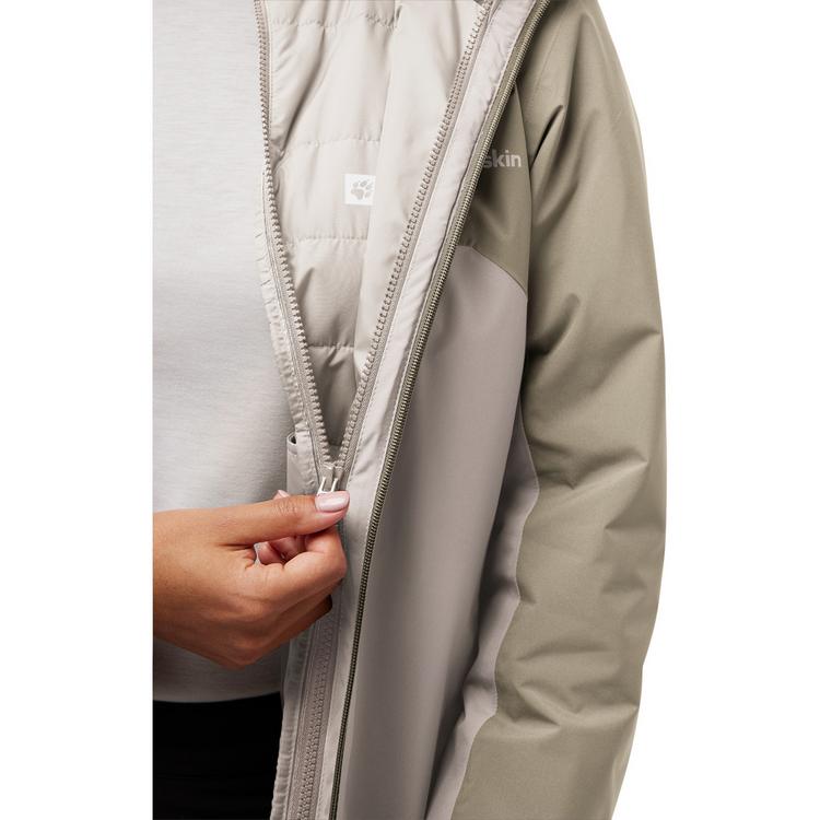 Jack Wolfskin Jack Wolfskin HUNBERG 3IN1 JKT W Doppeljacke Damen - pale sand - 2 | SportScheck