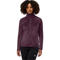 Rückansicht von Jack Wolfskin ROTWAND FZ W Fleecejacke Damen amaranth