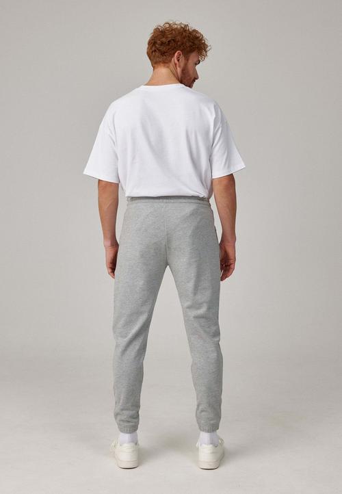 Rückansicht von Snocks Sweatpants Herren Sweathose Herren Hellgrau