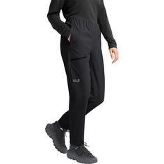 Rückansicht von Jack Wolfskin PRELIGHT TRAIL PANTS W Funktionshose Damen black
