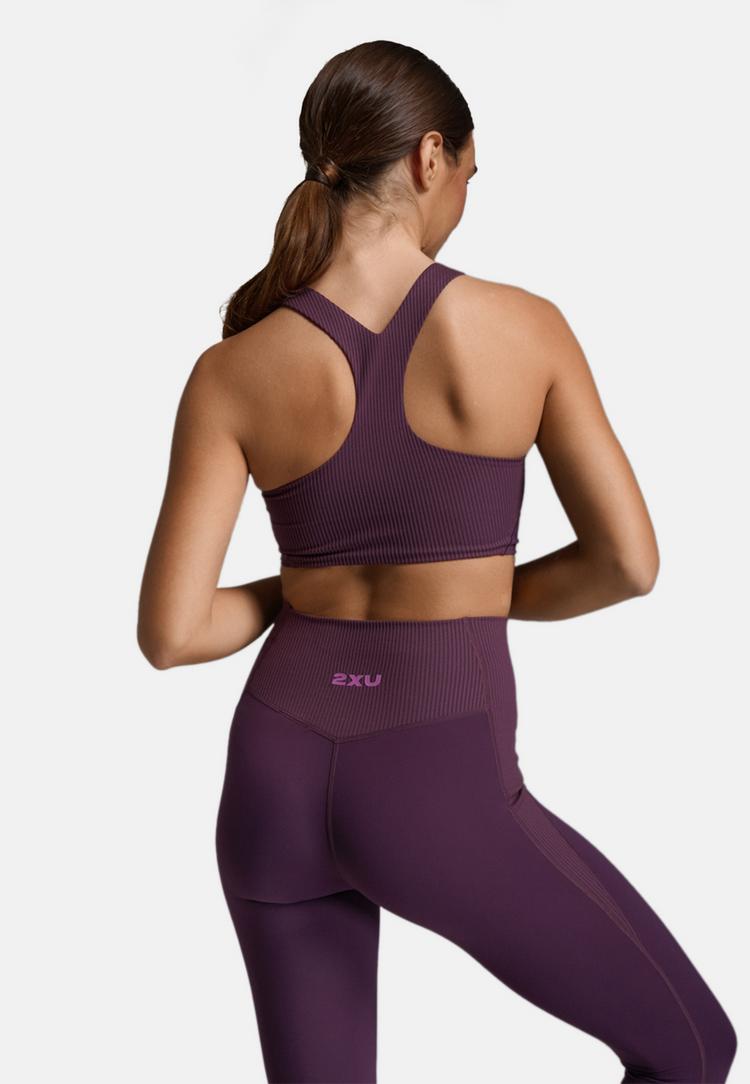 2XU 2XU Robbed Longline Low Impact Bra BH Damen - port-hyper violet - 2 | SportScheck