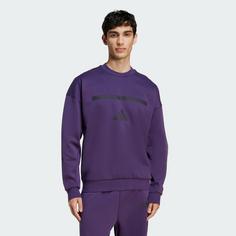 Rückansicht von adidas New adidas Z.N.E. Sweatshirt Sweatshirt Herren Aurora Plum