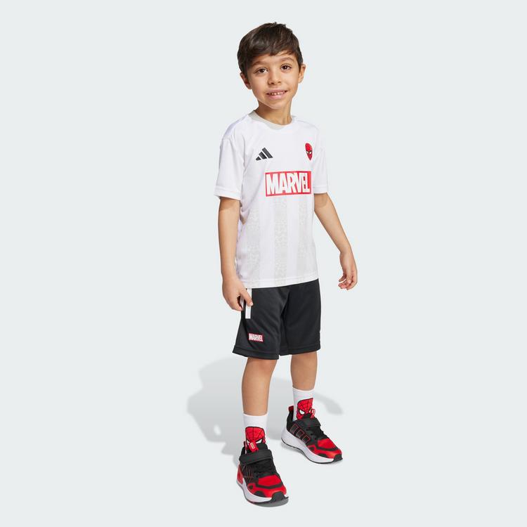 adidas adidas Marvel Spider-Man T-Shirt-Set f&uuml;r Kinder Trainingsanzug Kinder - White / Black - 1 | SportScheck