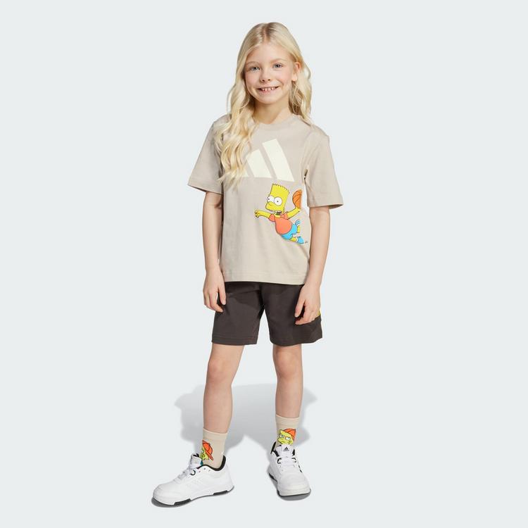 adidas adidas Die Simpsons T-Shirt-Set Kids Trainingsanzug Kinder - Wonder Beige - 1 | SportScheck