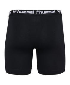 Rückansicht von hummel 2-Pack Underwear Shorts Sweathose Herren schwarz