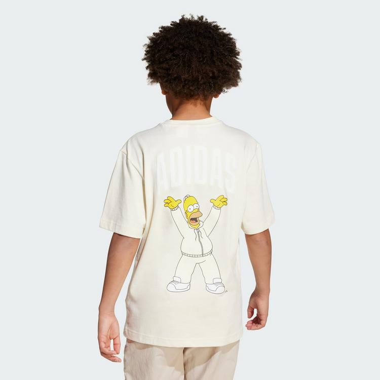 adidas adidas Die Simpsons T-Shirt mit Grafik Kinder T-Shirt Kinder - Cream White - 3 | SportScheck