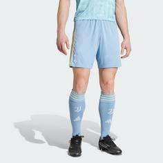 Rückansicht von adidas Juventus Turin 25/26 Auswärtsshorts Funktionsshorts Herren Ash Blue