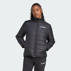 Rückansicht von adidas Terrex Multi Essentials Isolationsjacke Outdoorjacke Damen Black