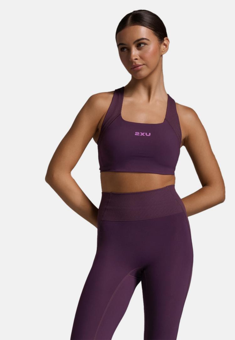 2XU 2XU Robbed Longline Low Impact Bra BH Damen - port-hyper violet - 3 | SportScheck