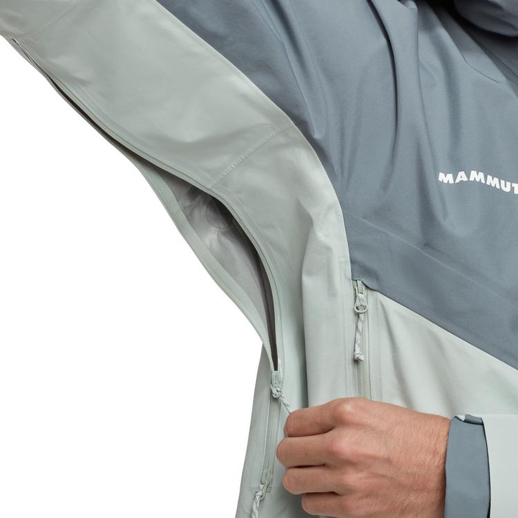 Mammut Mammut Crater IV HS Hooded Hardshelljacke Herren - silver sage-strata - 1 | SportScheck