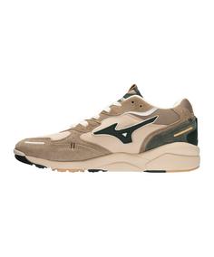 Rückansicht von Mizuno Sky Medal Sneaker Beige Sneaker Herren graublau
