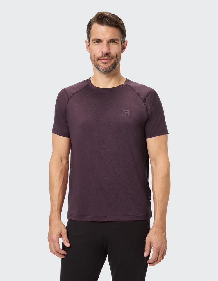 JOY sportswear JOY sportswear JULES T-Shirt Herren - deep burgundy melange - 0 | SportScheck