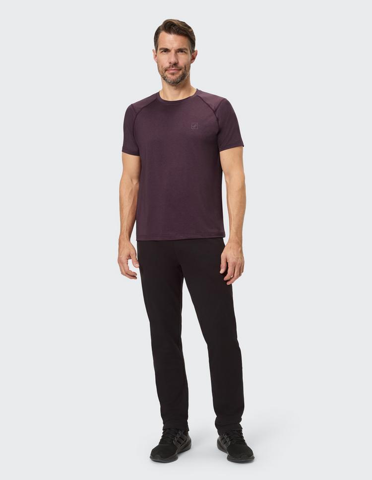 JOY sportswear JOY sportswear JULES T-Shirt Herren - deep burgundy melange - 0 | SportScheck