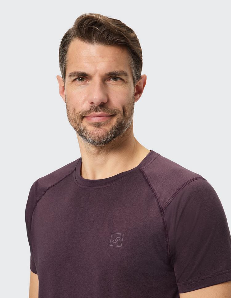 JOY sportswear JOY sportswear JULES T-Shirt Herren - deep burgundy melange - 3 | SportScheck